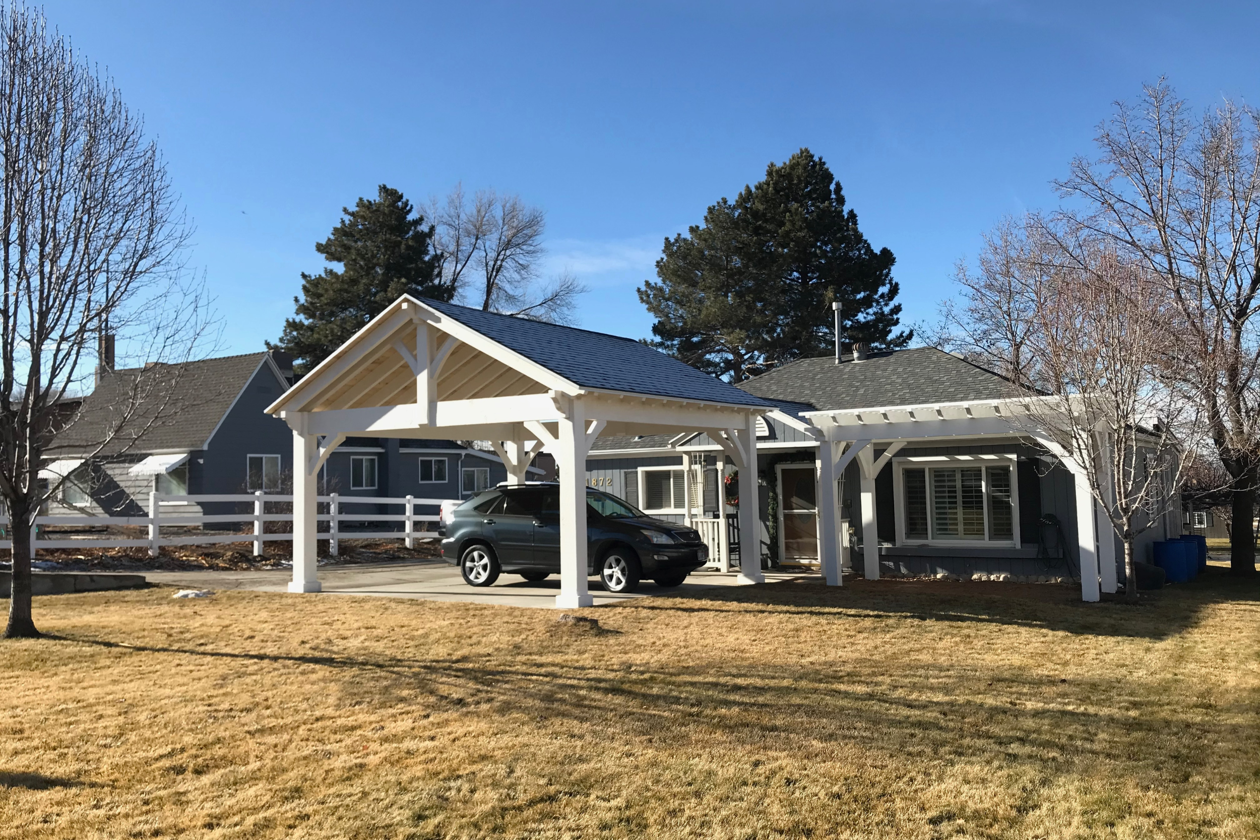 Wright Timberframe Pavilion in Alpine White