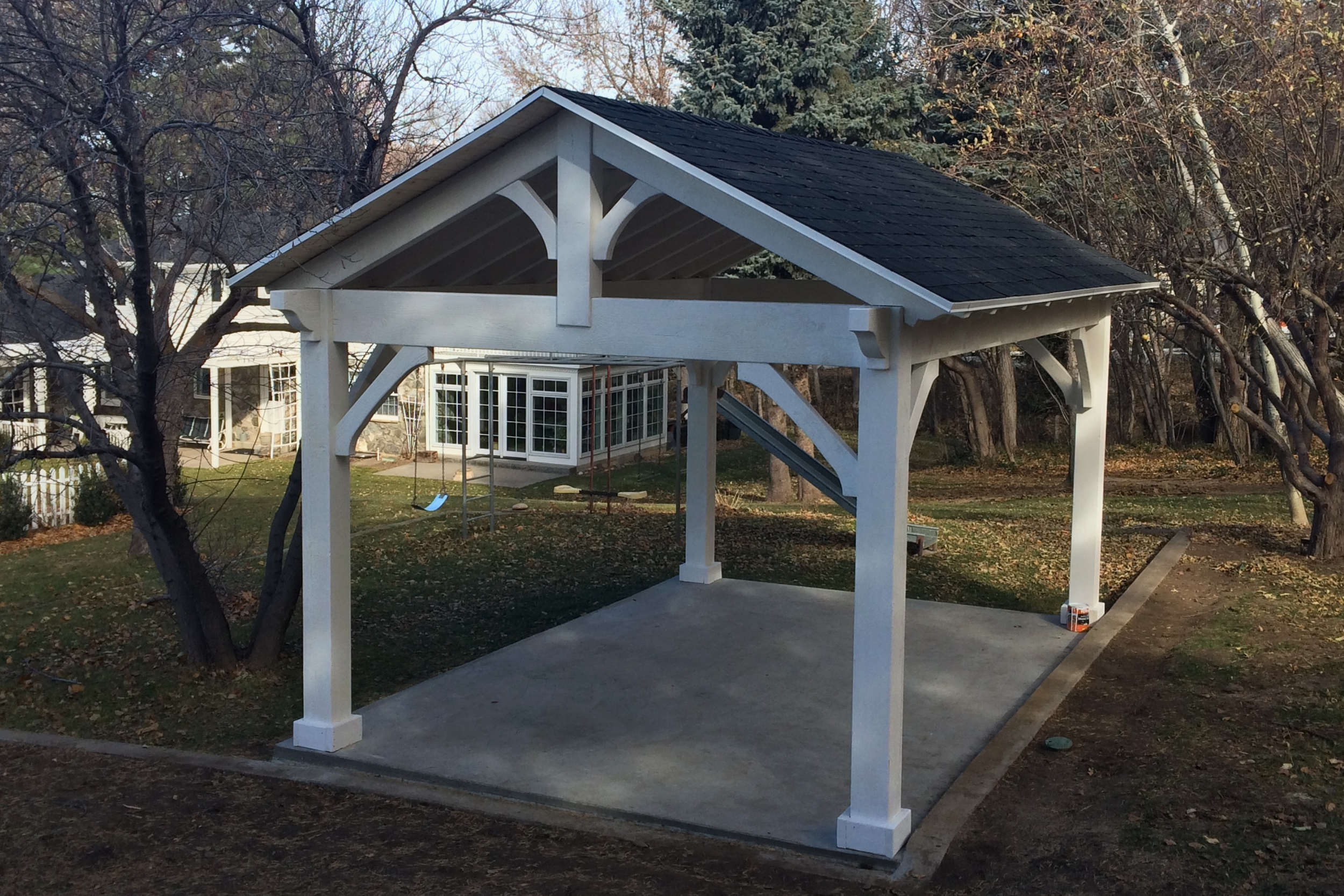 Wright Timberframe Pavilion in Frosted Timber