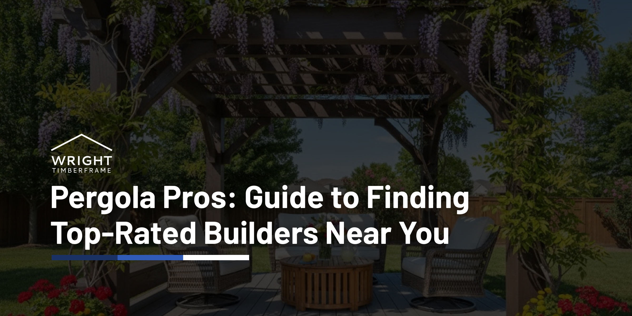 Backyard pergola with seating, promoting tips for choosing the best pergola builders for quality outdoor structures.