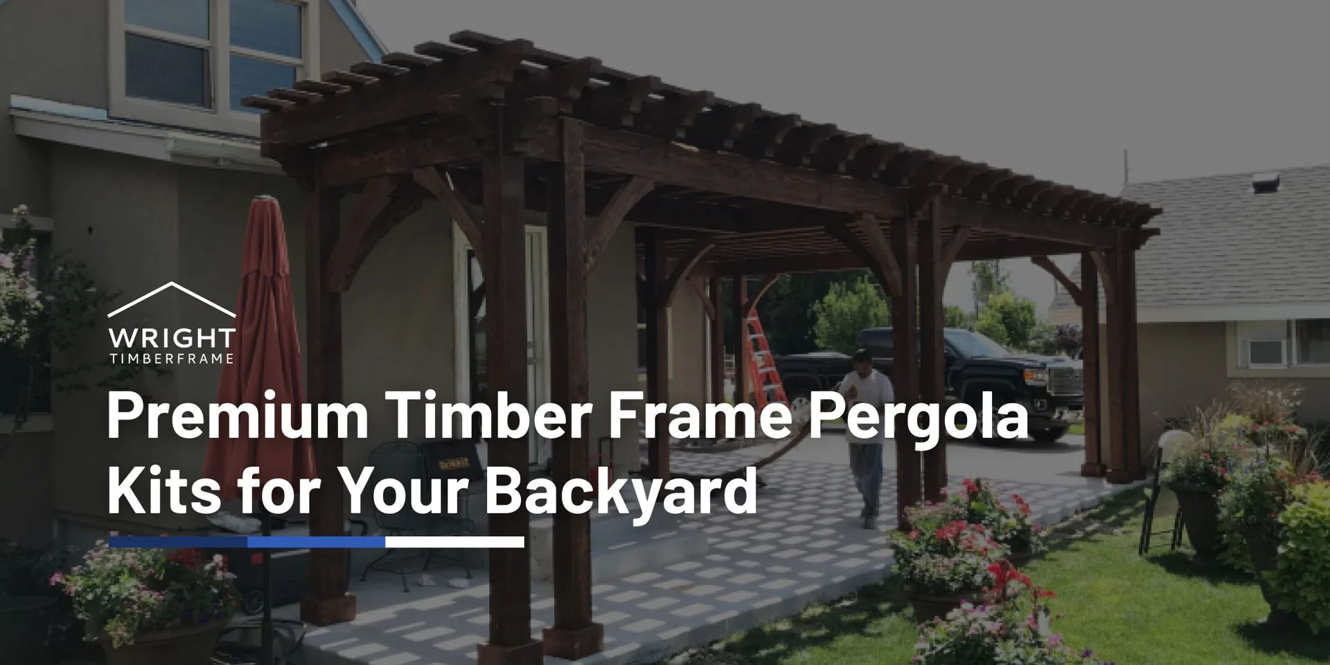 Timber frame pergola kits